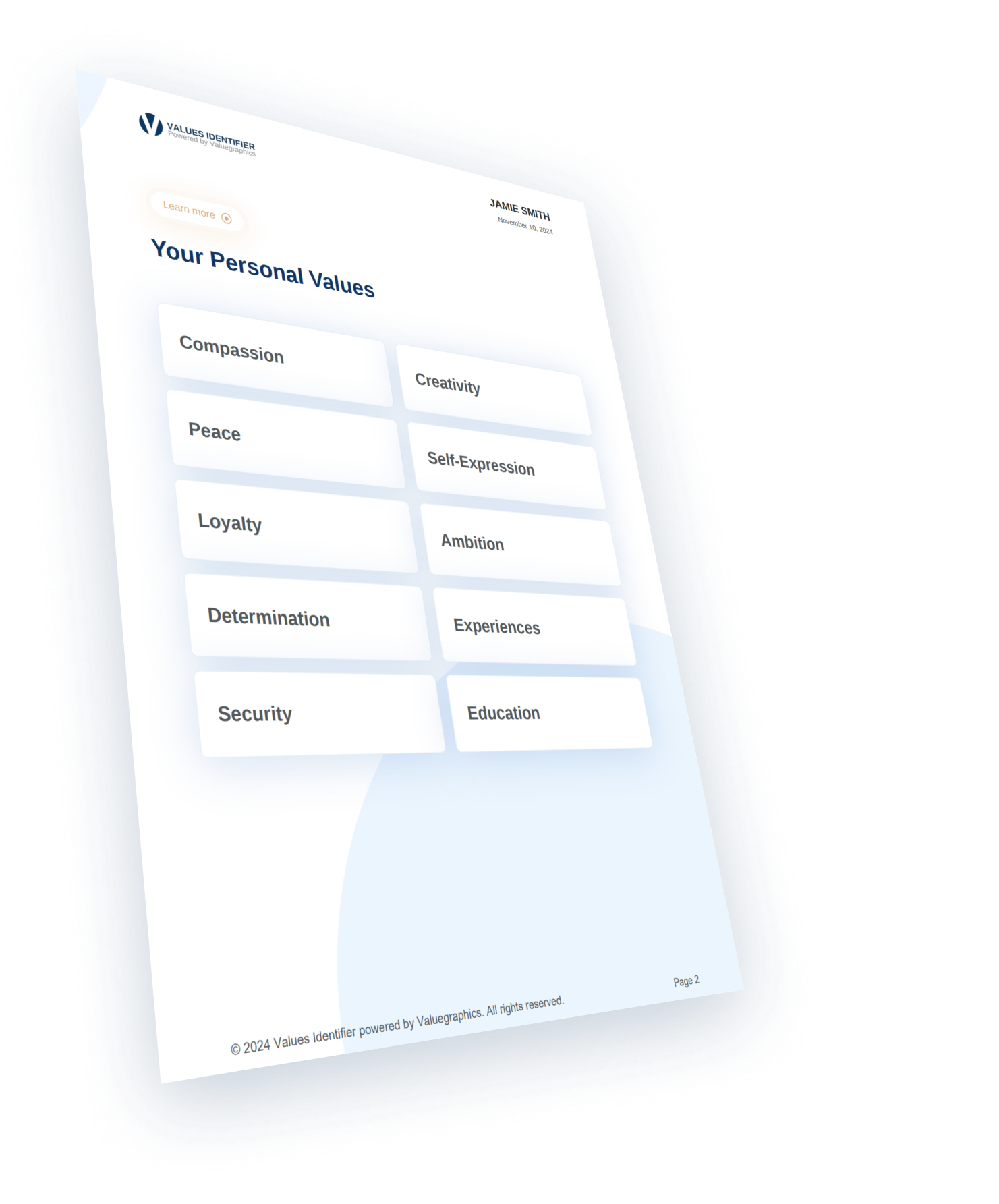 Values Identifier